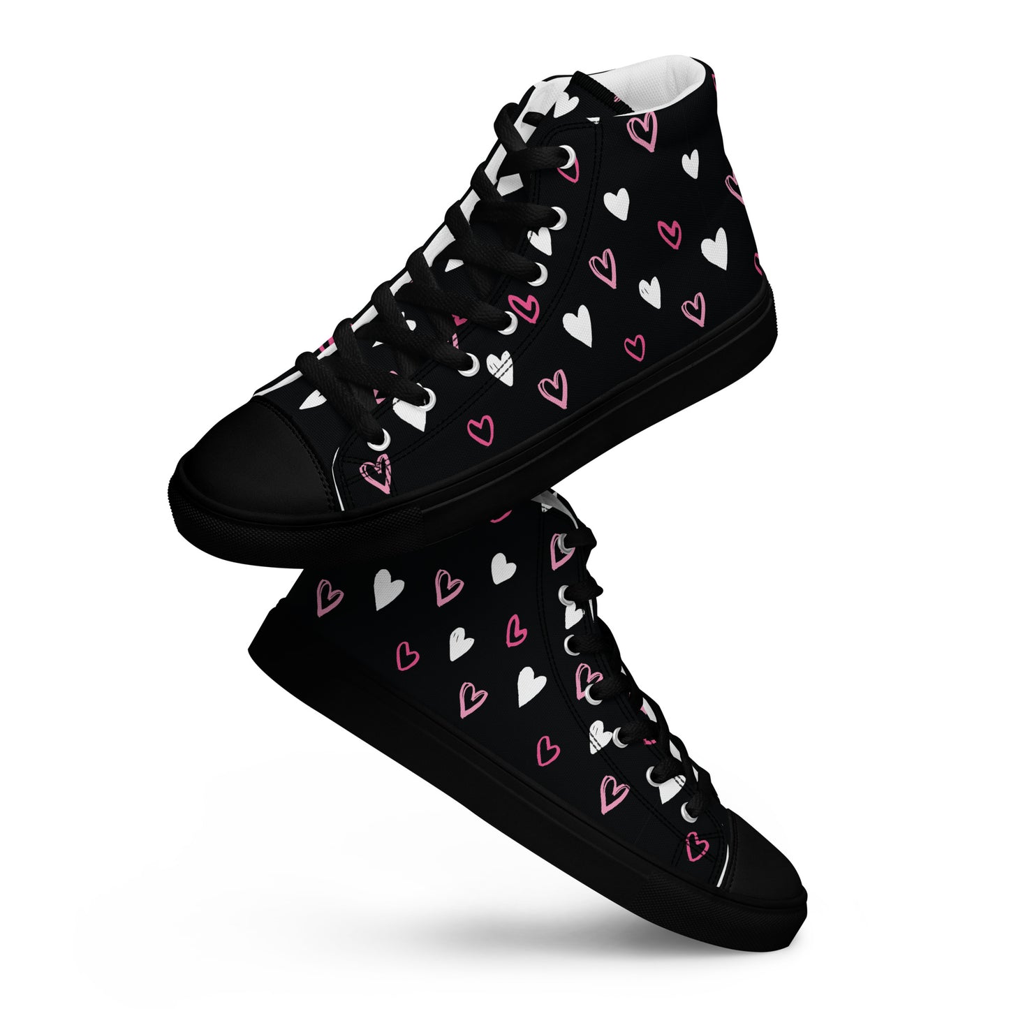 BE MY VALENTINE Men’s High Top Canvas Shoes