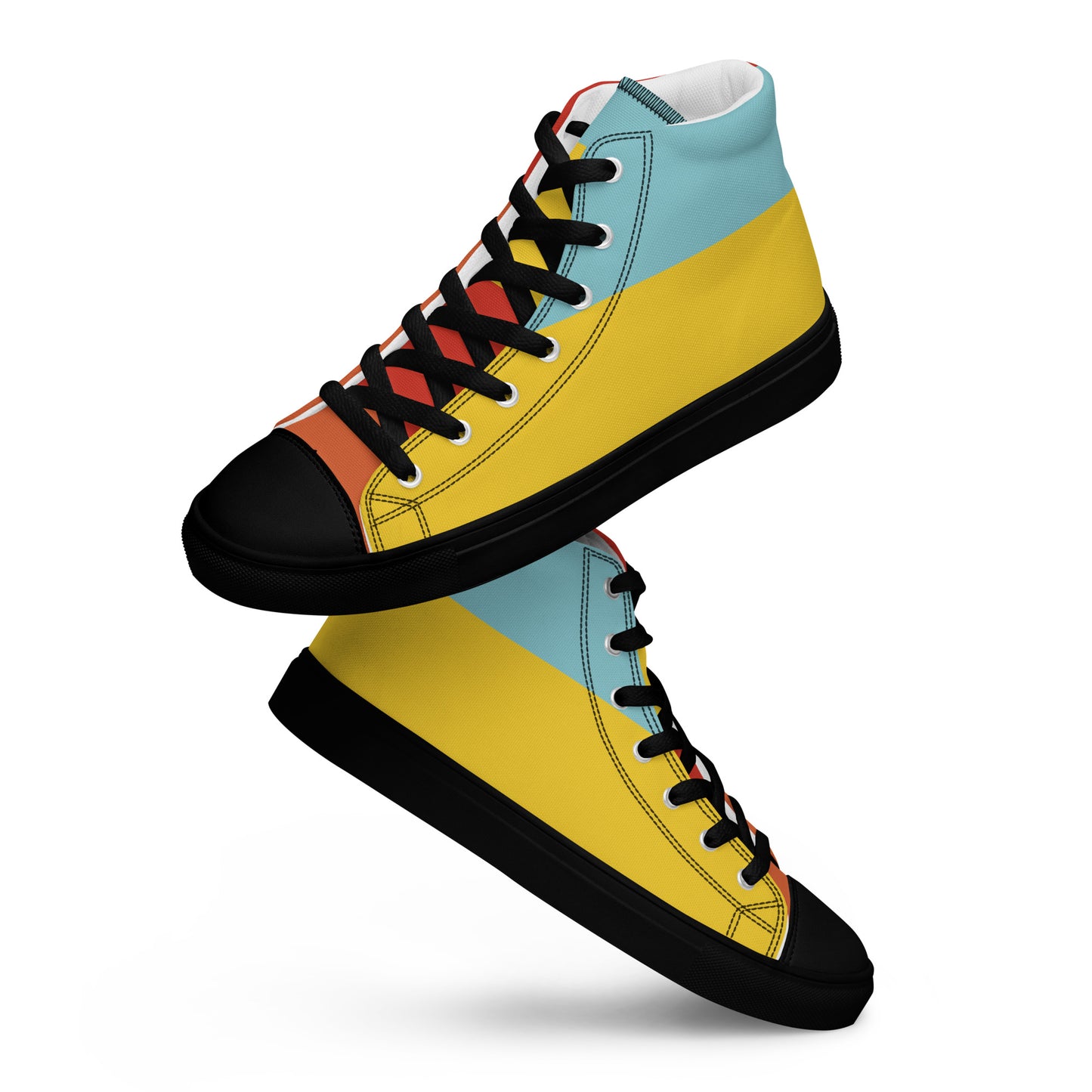 COLORFUL Men’s High Top Canvas Shoes