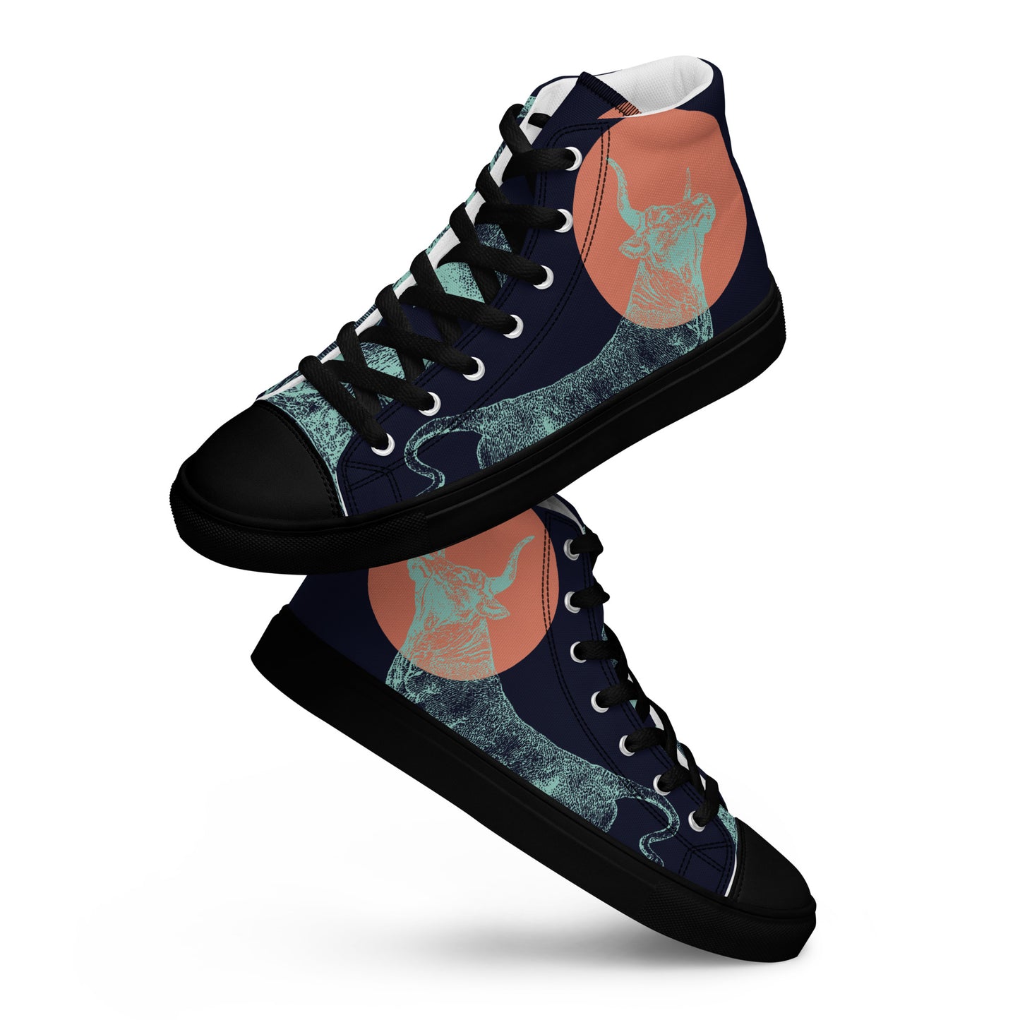 CARPE DIEM Men’s High Top Canvas Shoes