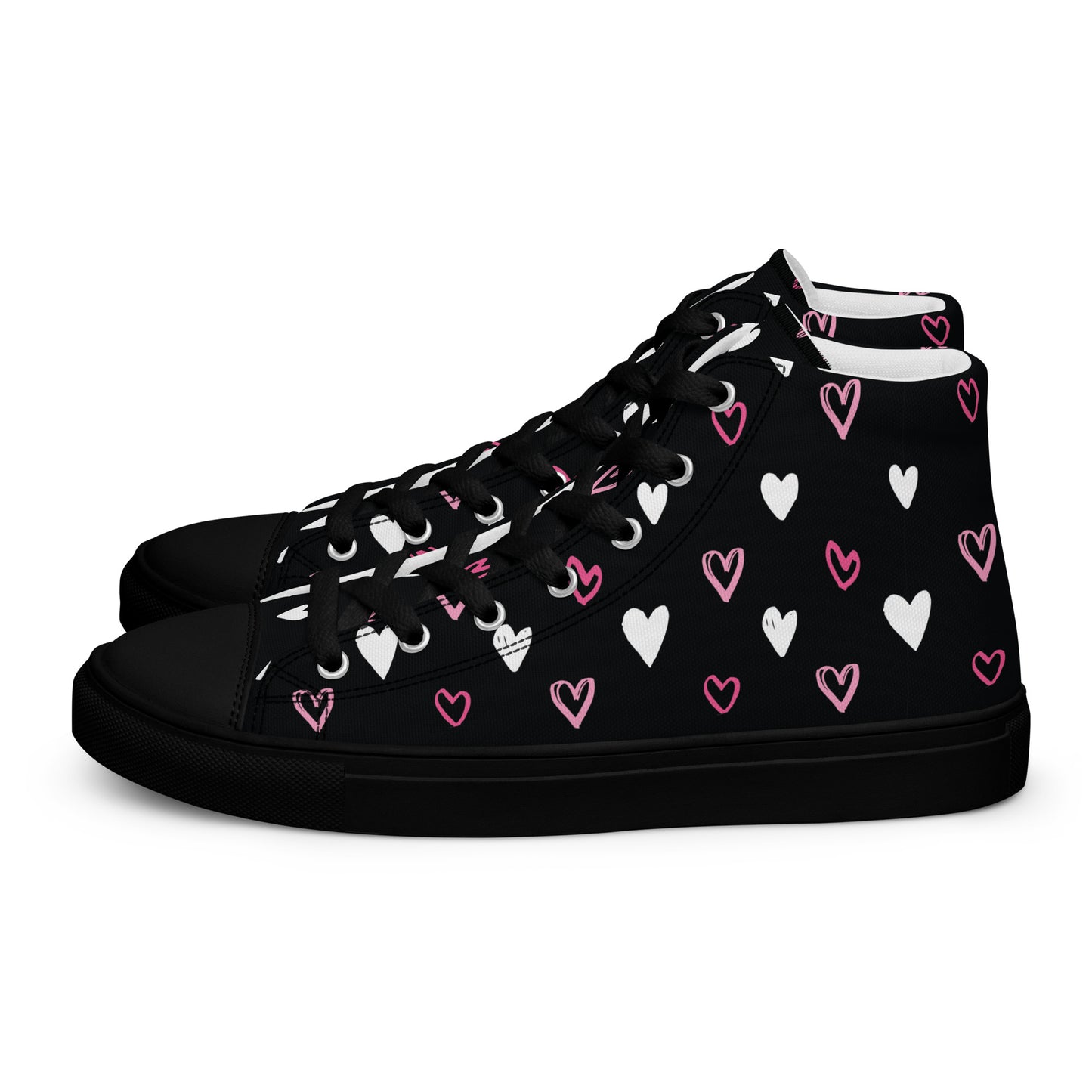 BE MY VALENTINE Men’s High Top Canvas Shoes