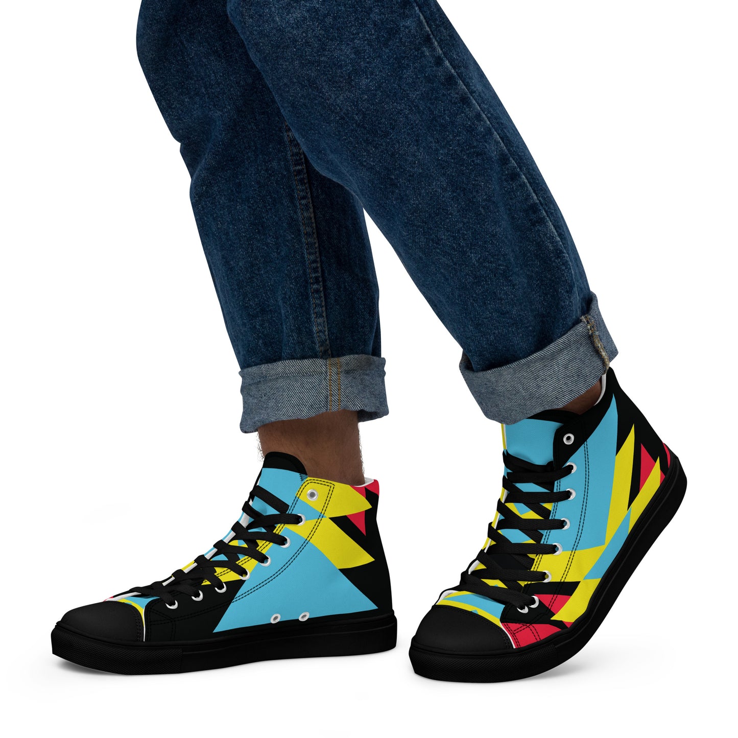 BE BRAVE Men’s High Top Canvas Shoes