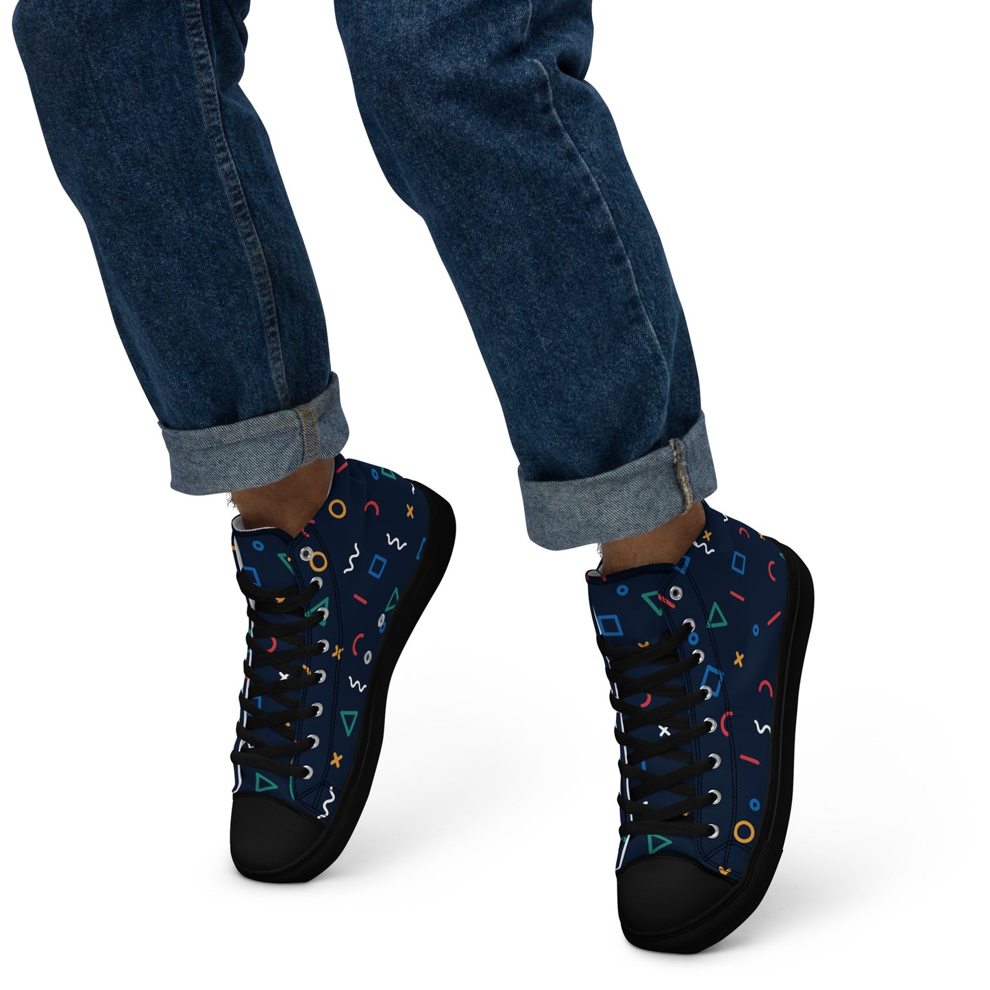 COSMIC Men’s High Top Canvas Shoes