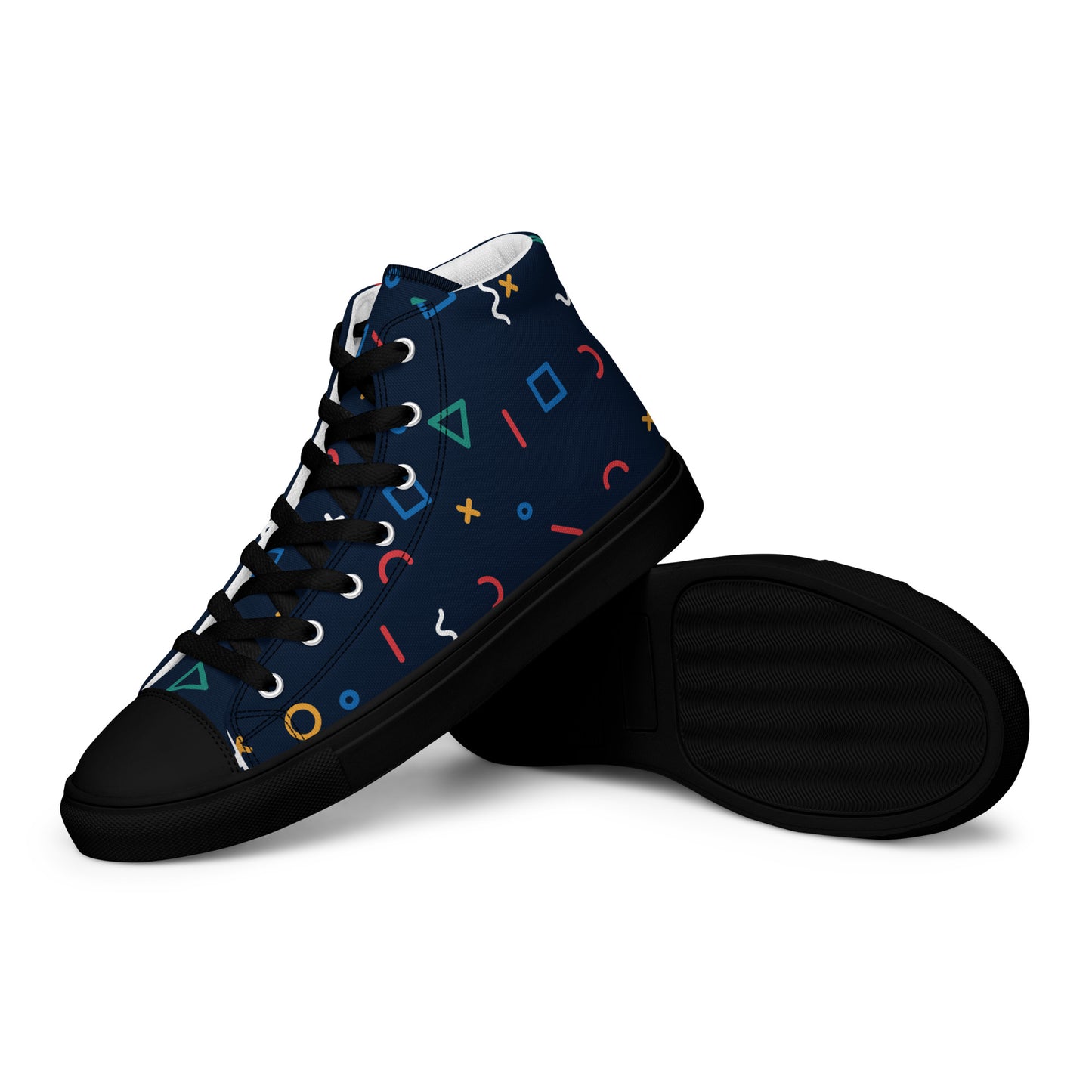 COSMIC Men’s High Top Canvas Shoes