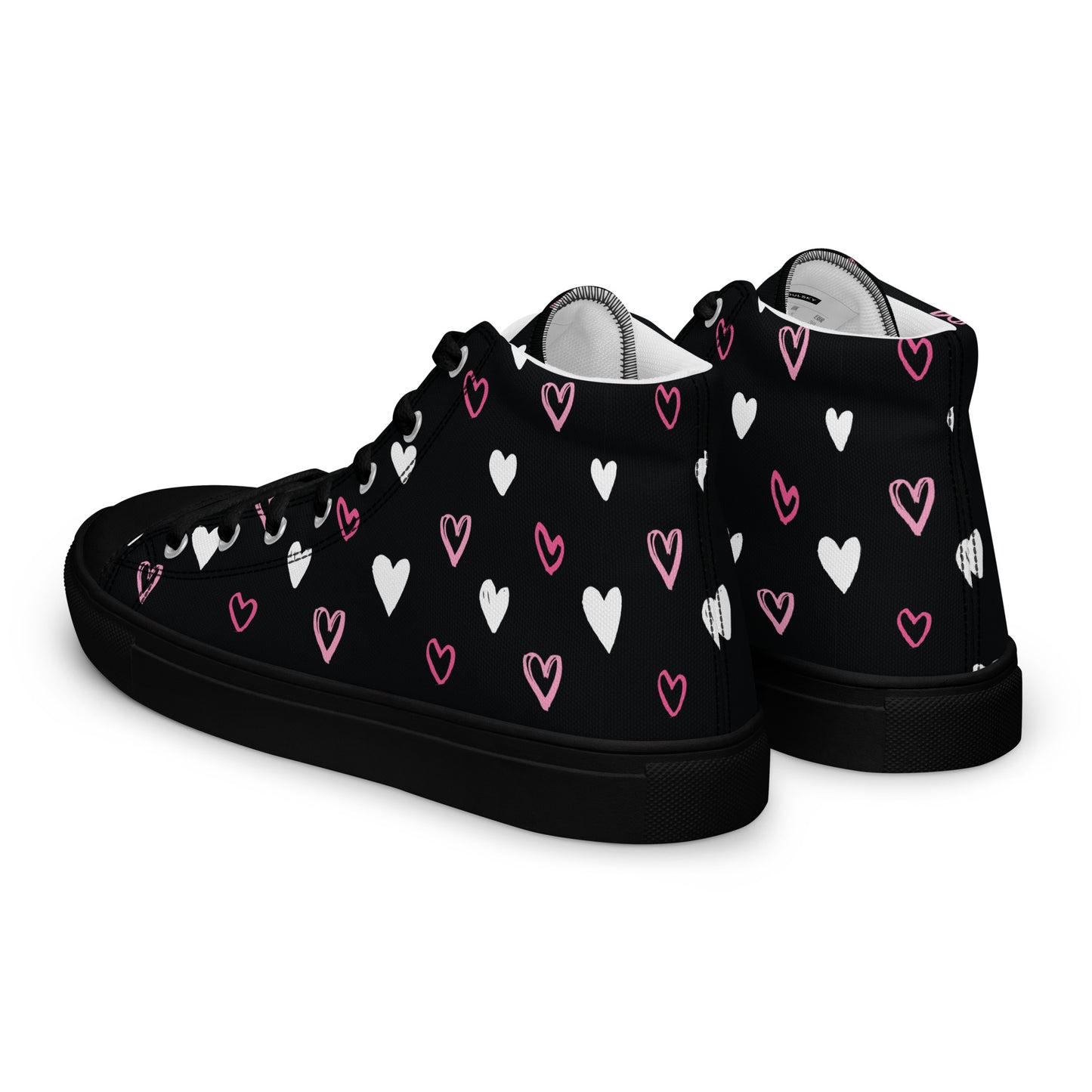 BE MY VALENTINE Men’s High Top Canvas Shoes