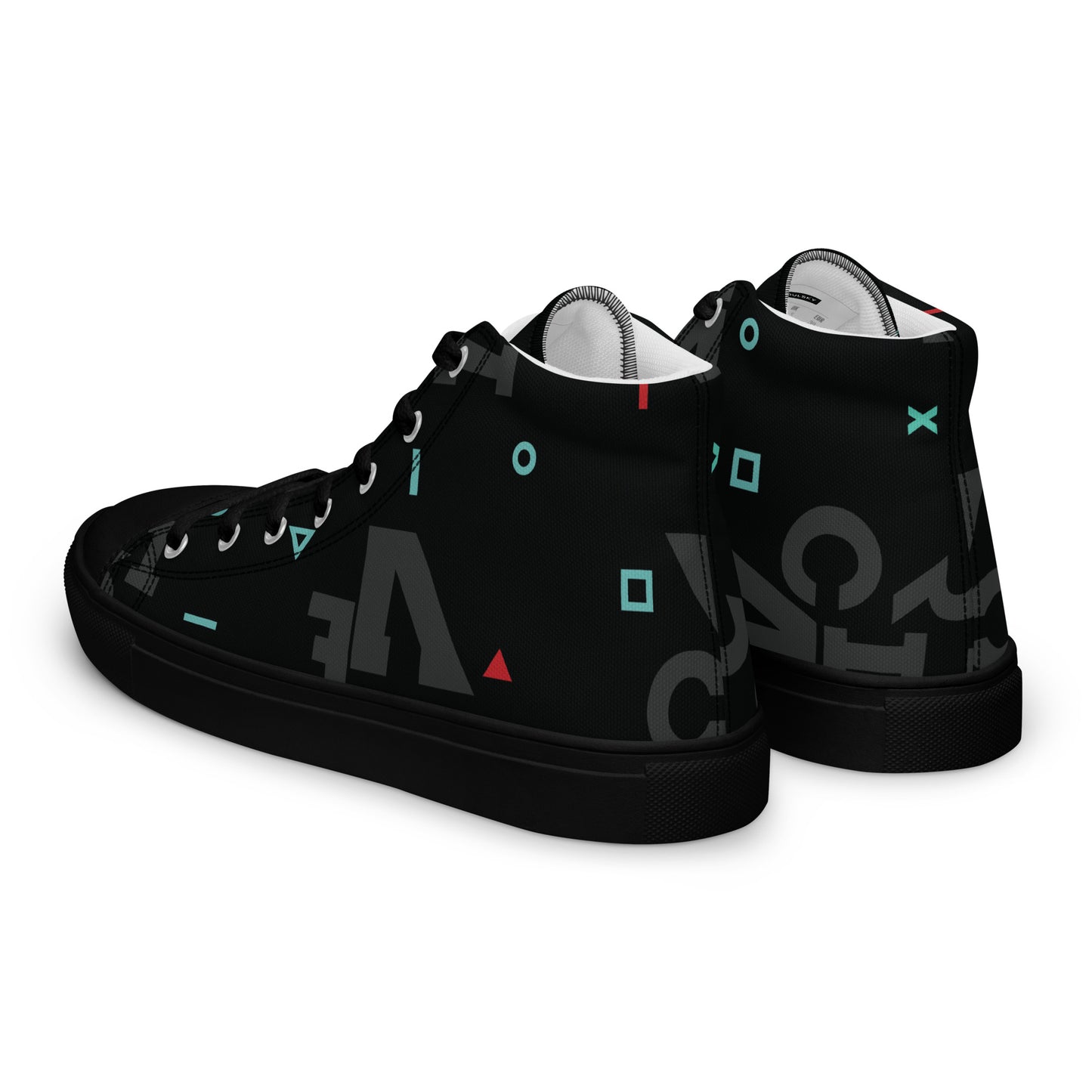 AFRICA IS THE FUTURE Men’s High Top Canvas Shoes