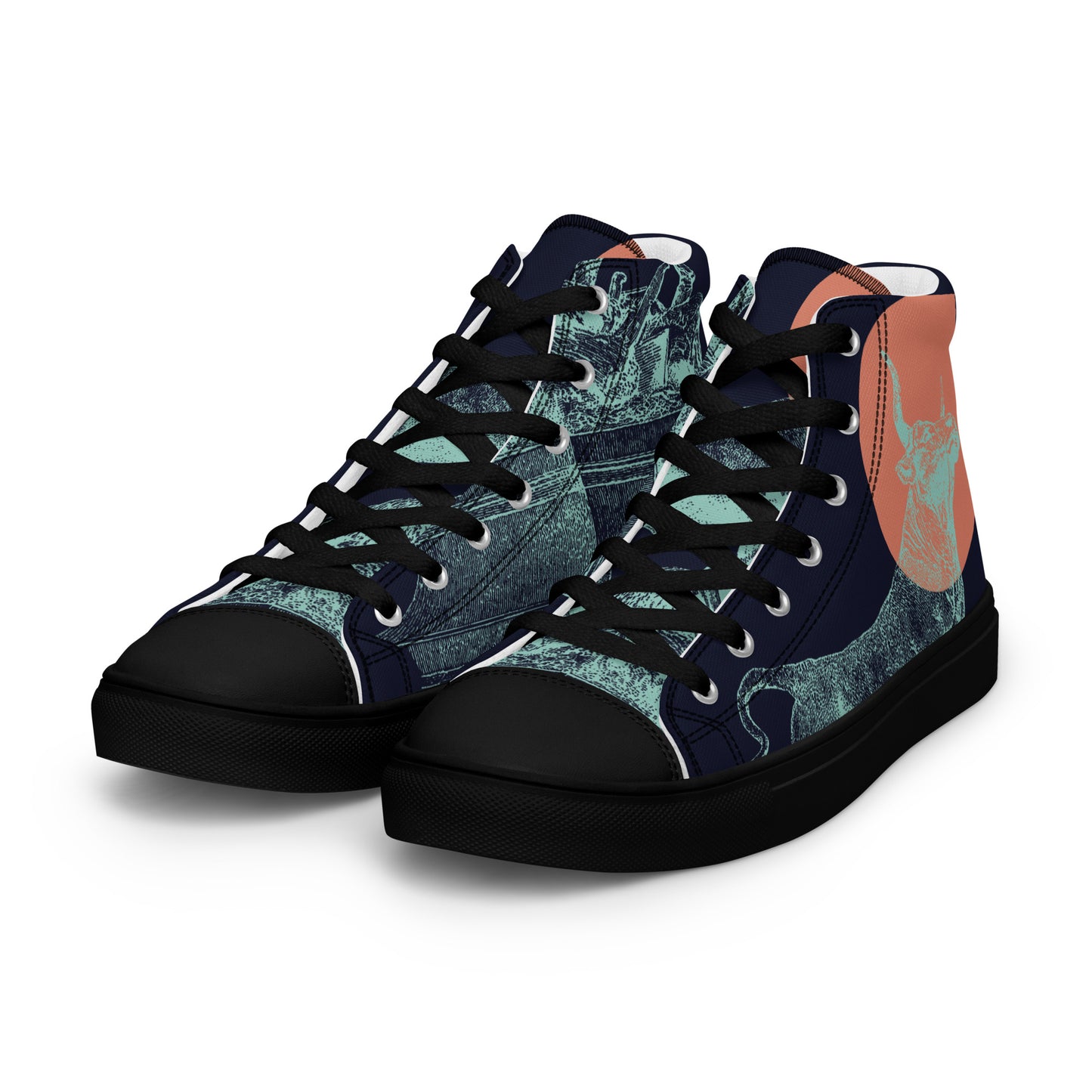 CARPE DIEM Men’s High Top Canvas Shoes