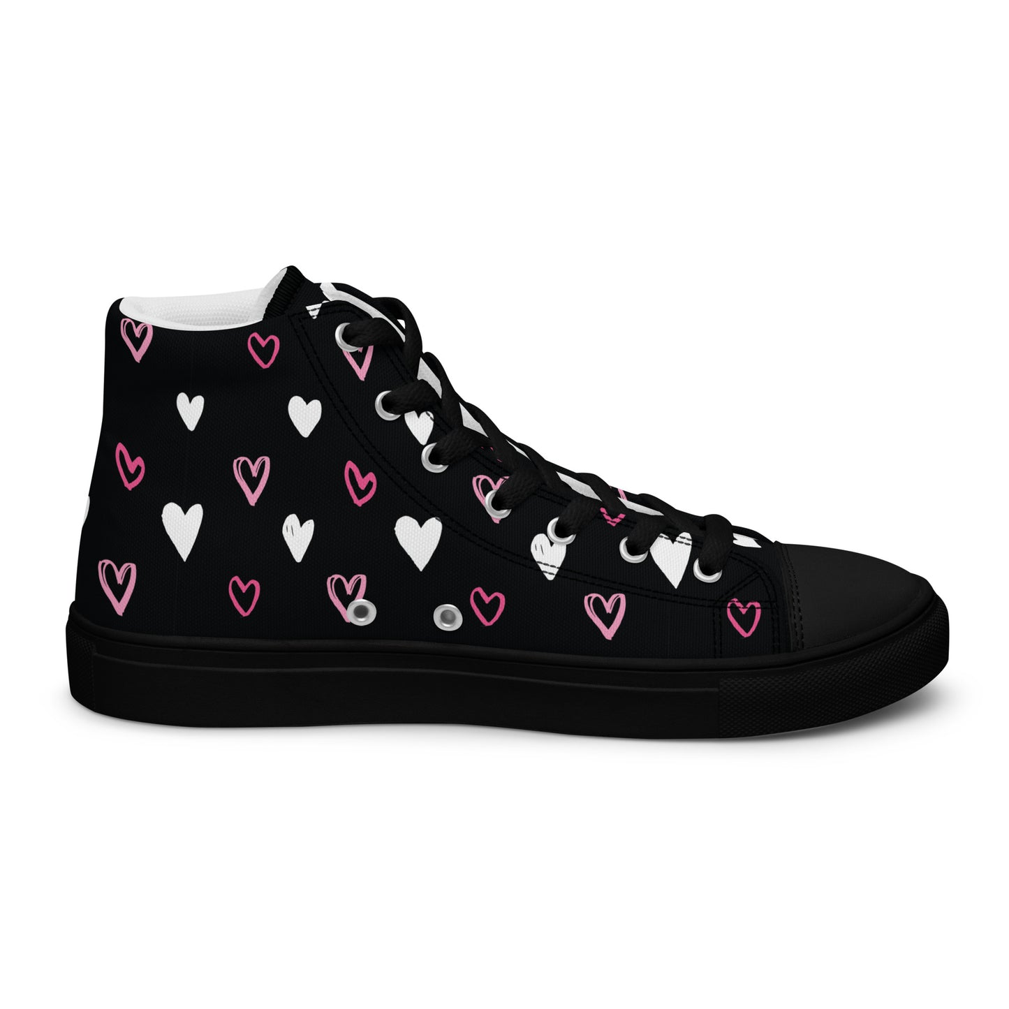 BE MY VALENTINE Men’s High Top Canvas Shoes