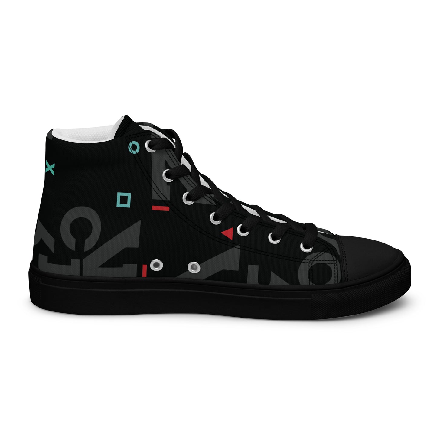 AFRICA IS THE FUTURE Men’s High Top Canvas Shoes