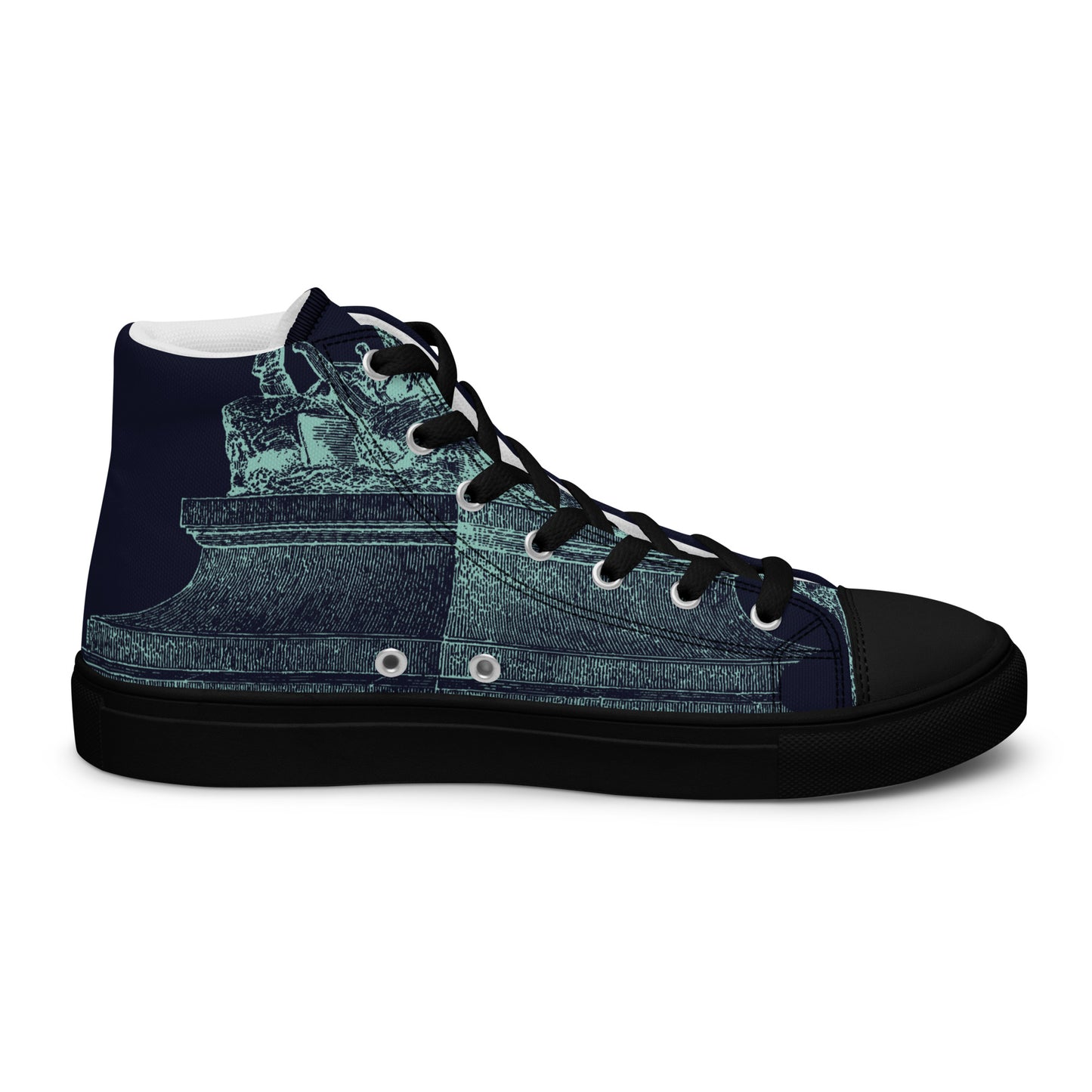 CARPE DIEM Men’s High Top Canvas Shoes