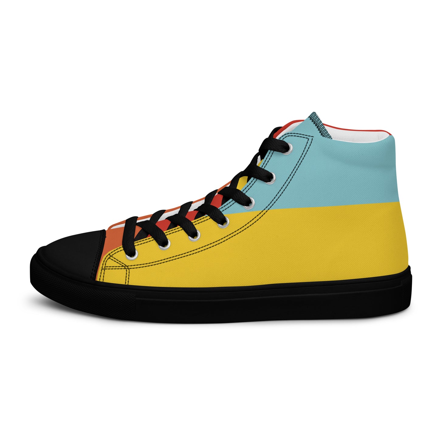 COLORFUL Men’s High Top Canvas Shoes