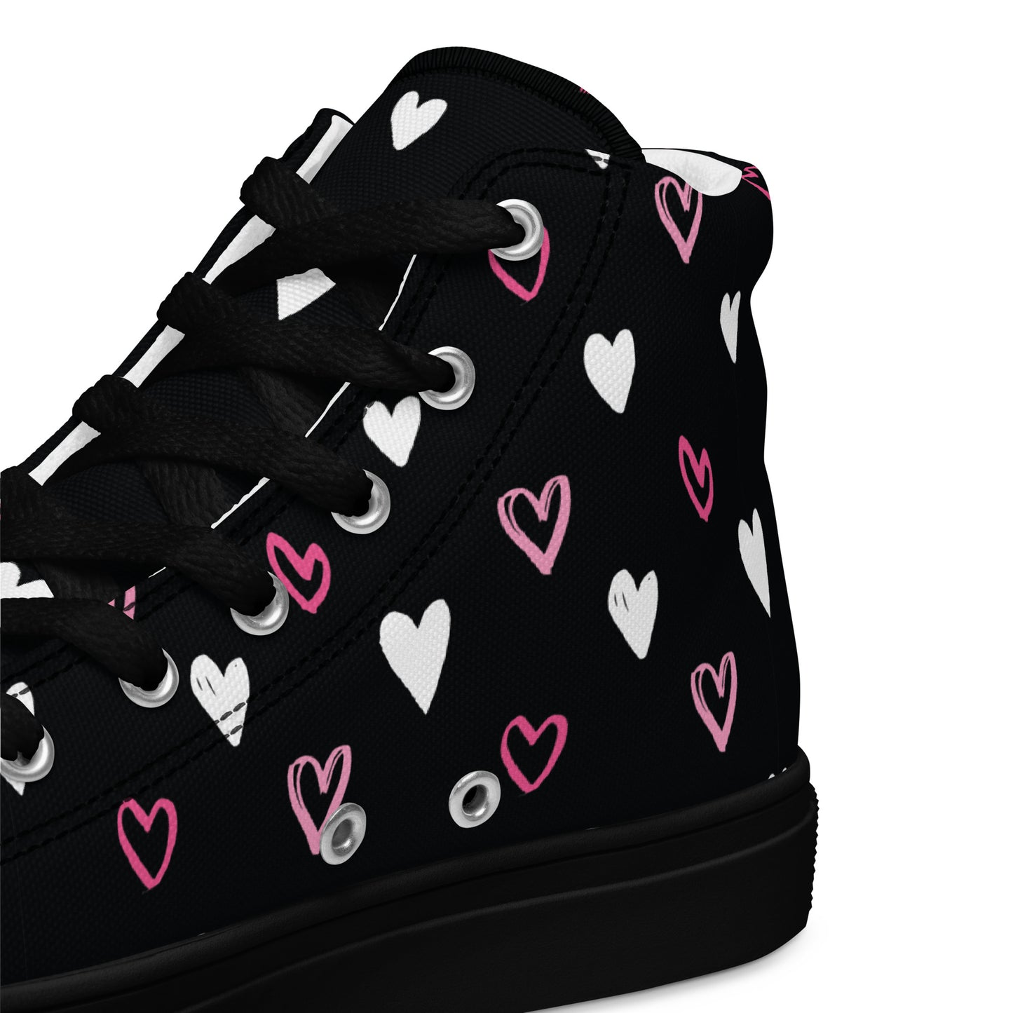 BE MY VALENTINE Men’s High Top Canvas Shoes