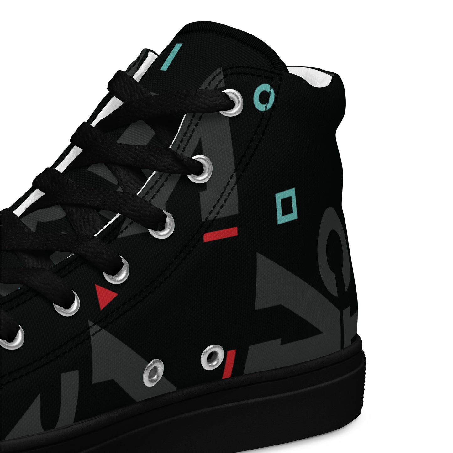 AFRICA IS THE FUTURE Men’s High Top Canvas Shoes