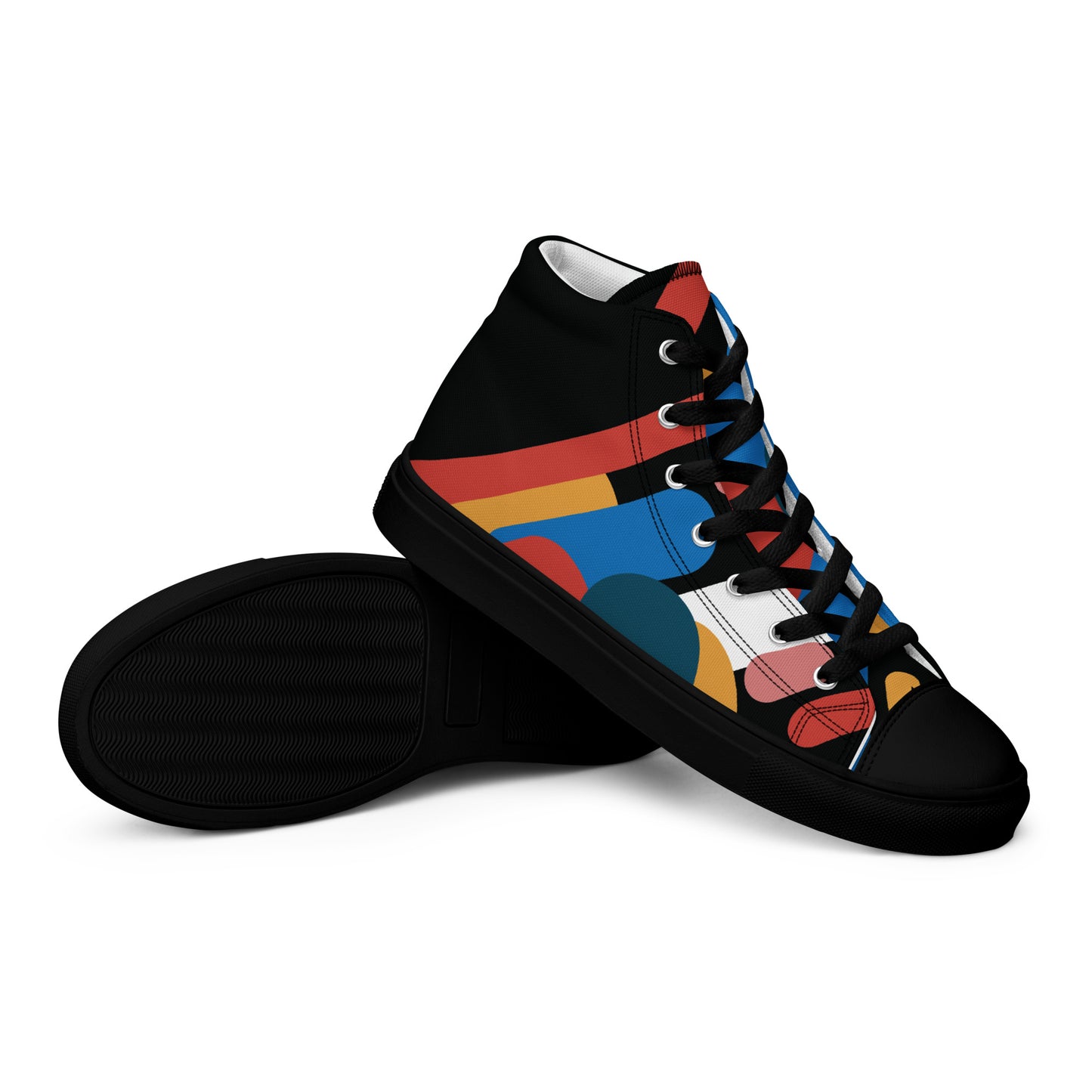 LIGHT STREAK Men’s High Top Canvas Shoes