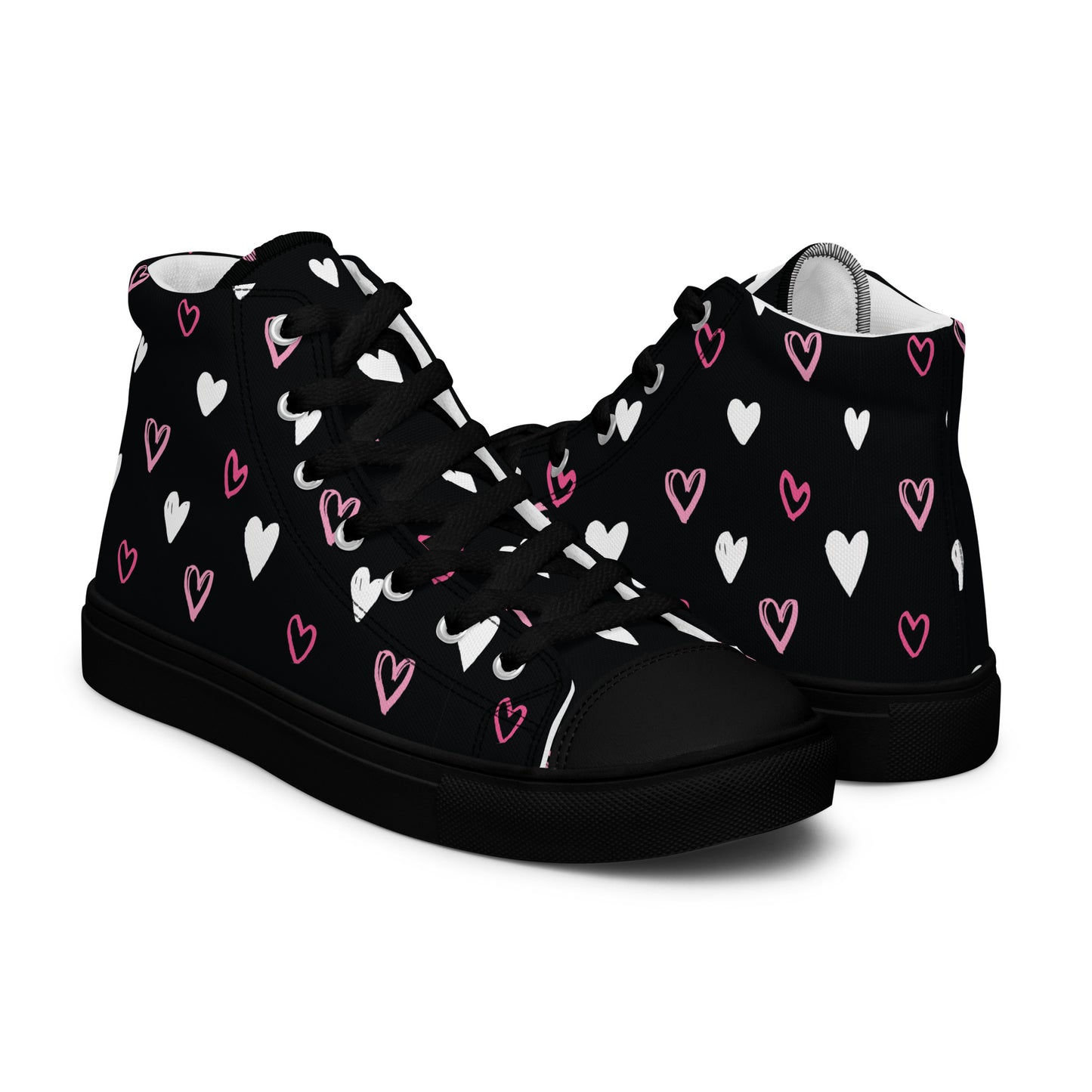 BE MY VALENTINE Men’s High Top Canvas Shoes