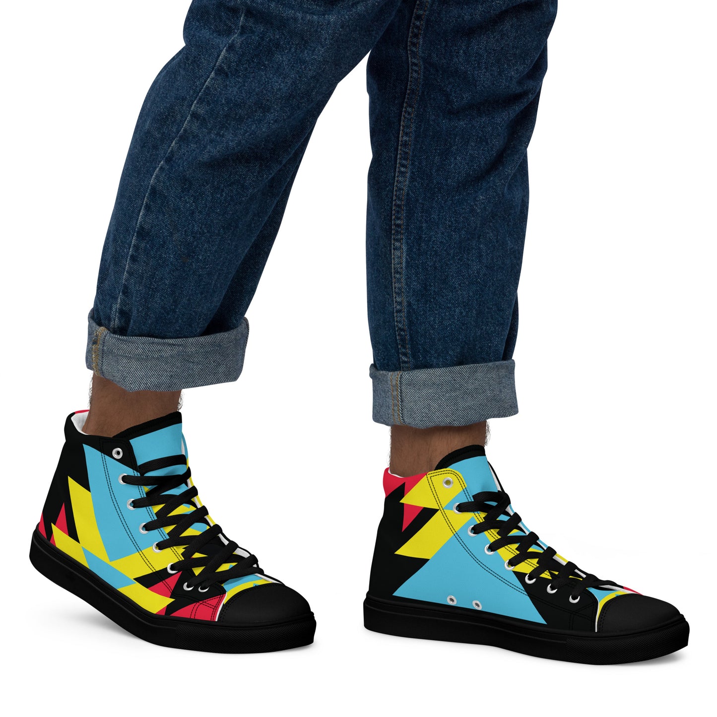 BE BRAVE Men’s High Top Canvas Shoes