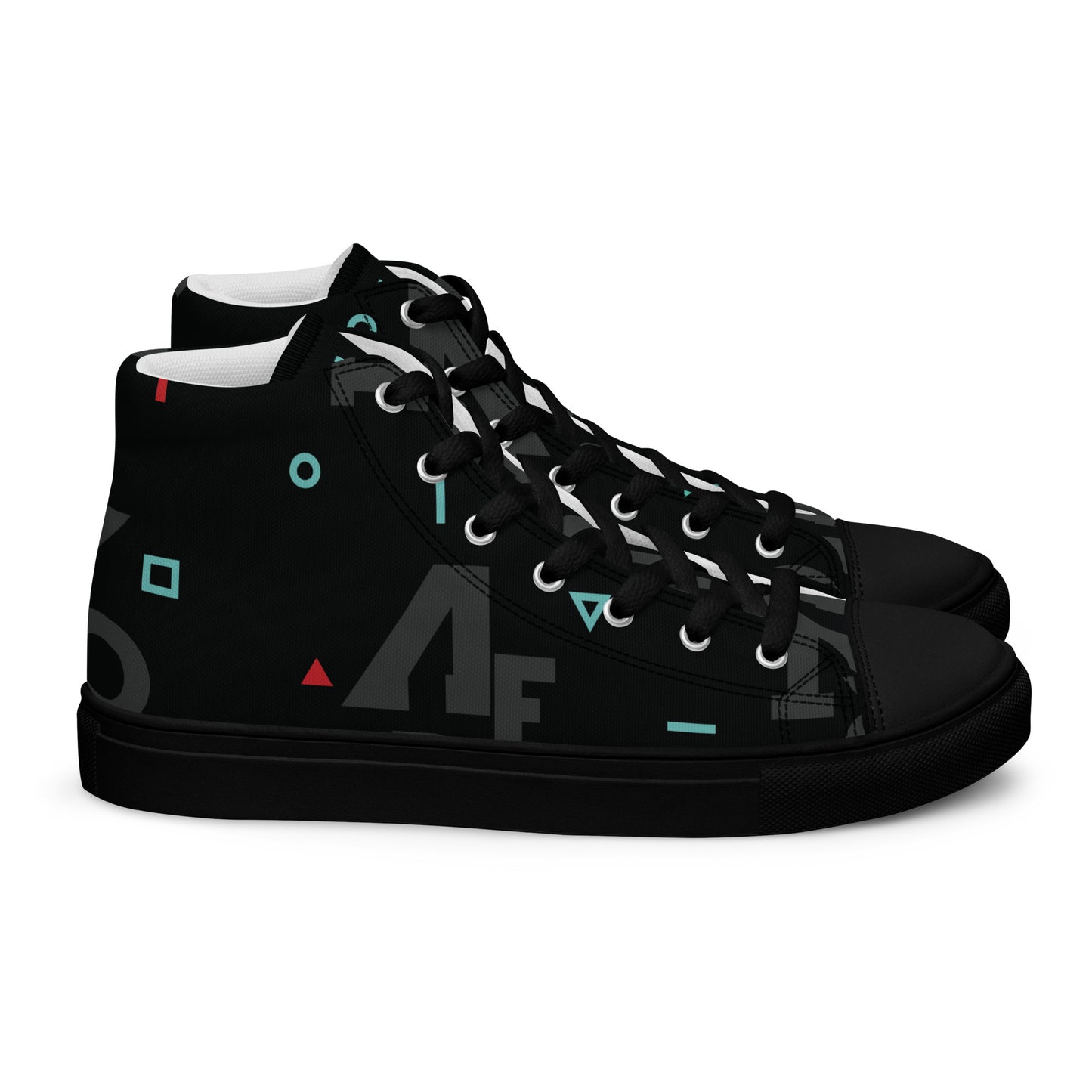 AFRICA IS THE FUTURE Men’s High Top Canvas Shoes