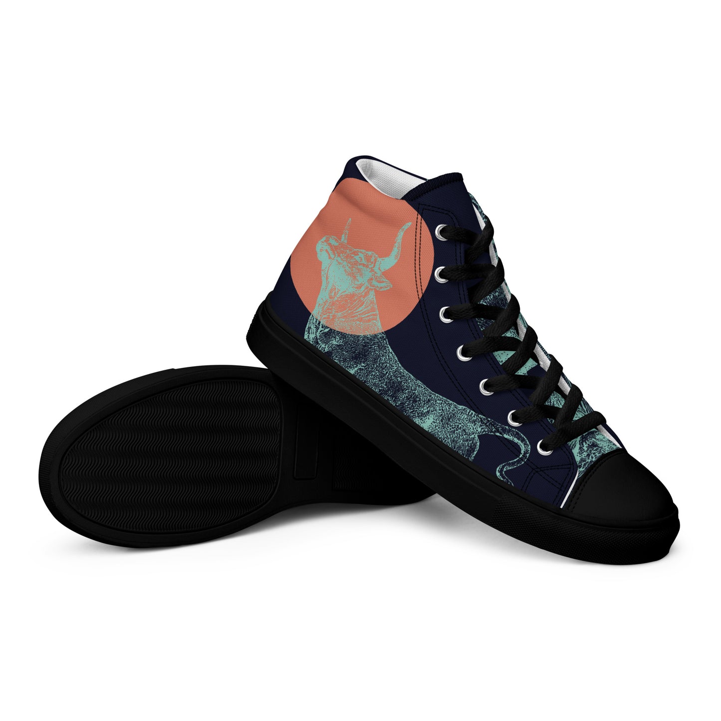 CARPE DIEM Men’s High Top Canvas Shoes