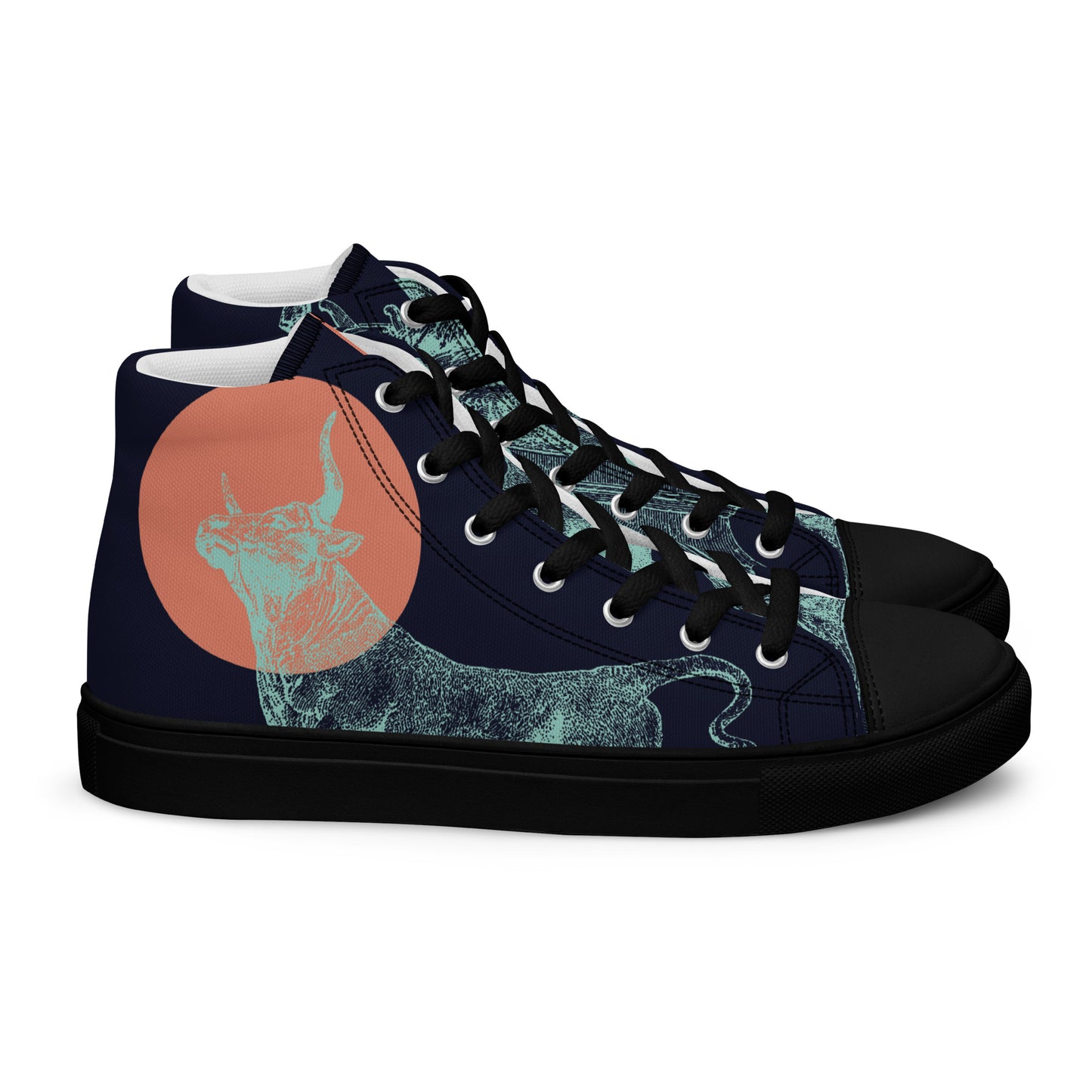 CARPE DIEM Men’s High Top Canvas Shoes