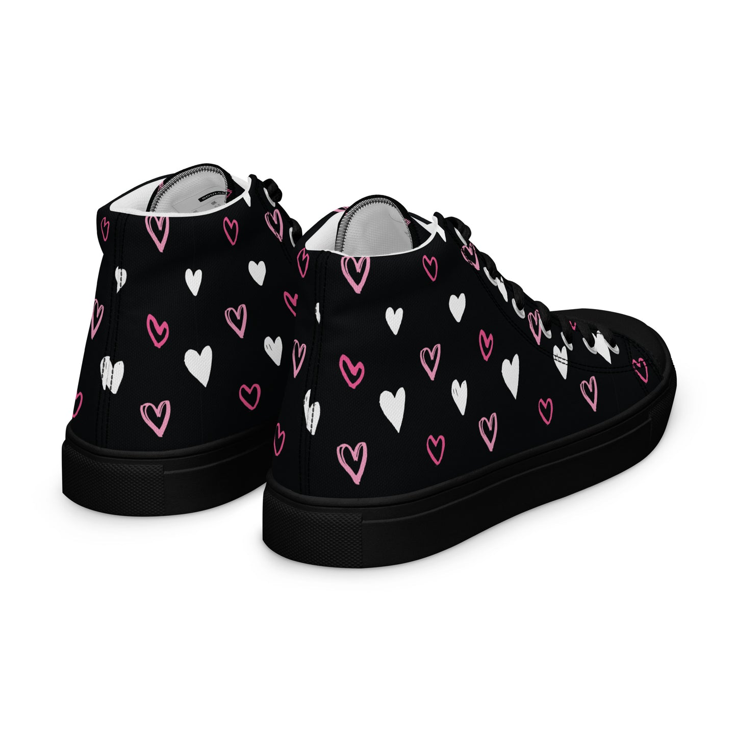 BE MY VALENTINE Men’s High Top Canvas Shoes