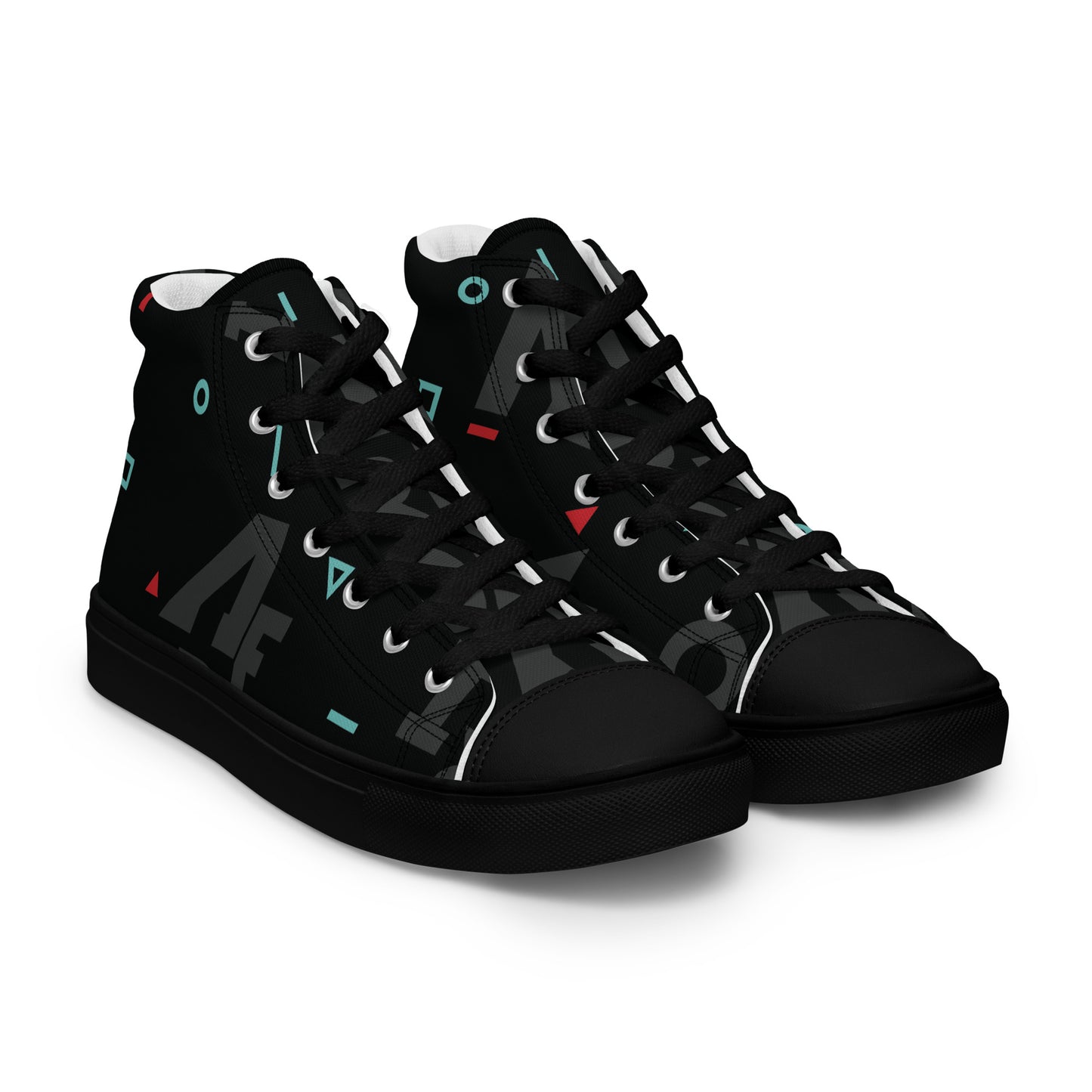 AFRICA IS THE FUTURE Men’s High Top Canvas Shoes