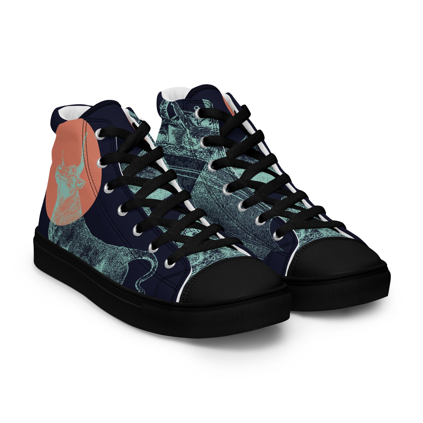 CARPE DIEM Men’s High Top Canvas Shoes