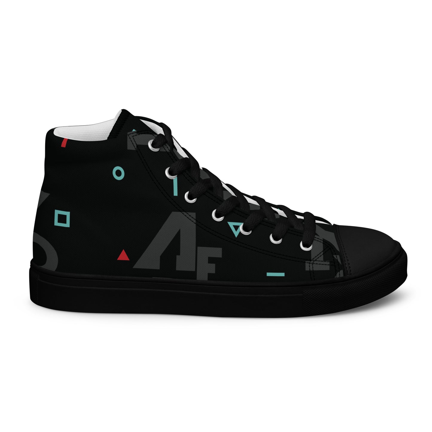 AFRICA IS THE FUTURE Men’s High Top Canvas Shoes