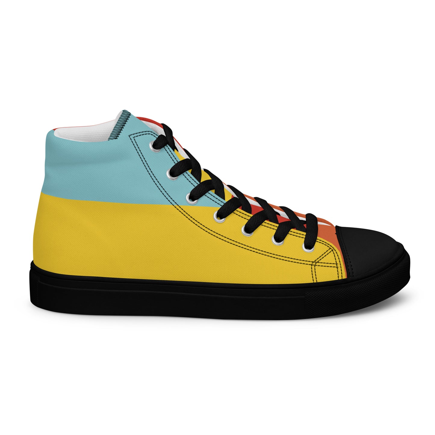 COLORFUL Men’s High Top Canvas Shoes