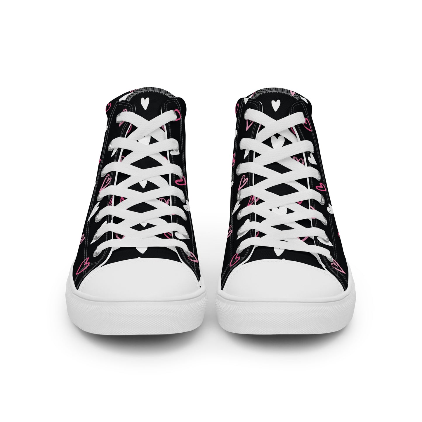 BE MY VALENTINE Men’s High Top Canvas Shoes