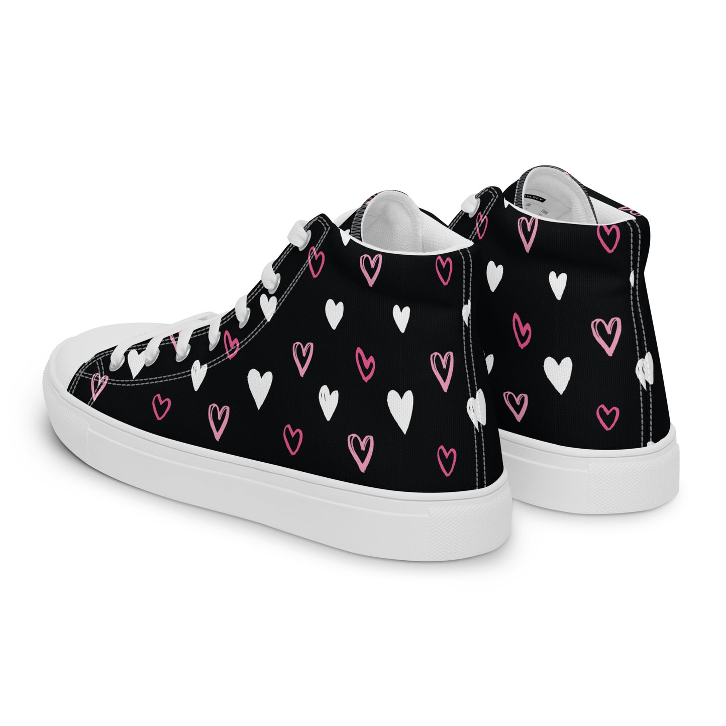 BE MY VALENTINE Men’s High Top Canvas Shoes