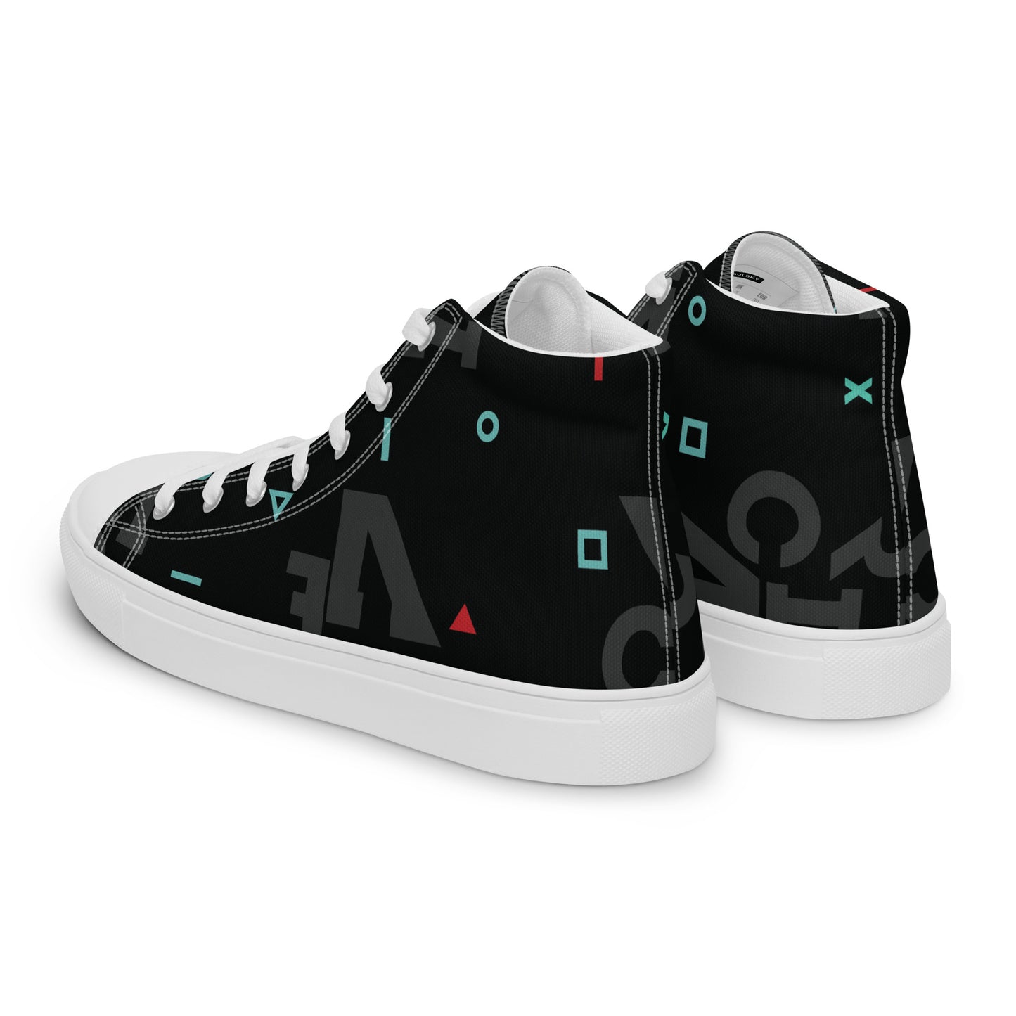 AFRICA IS THE FUTURE Men’s High Top Canvas Shoes