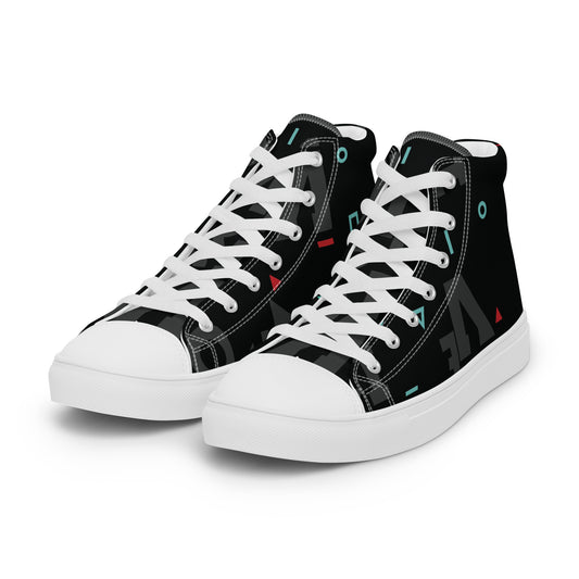 AFRICA IS THE FUTURE Men’s High Top Canvas Shoes