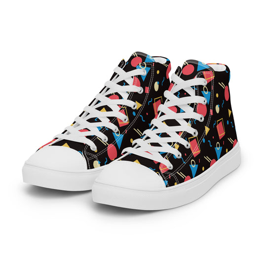 WATERMELON SUMMER Men’s High Top Canvas Shoes