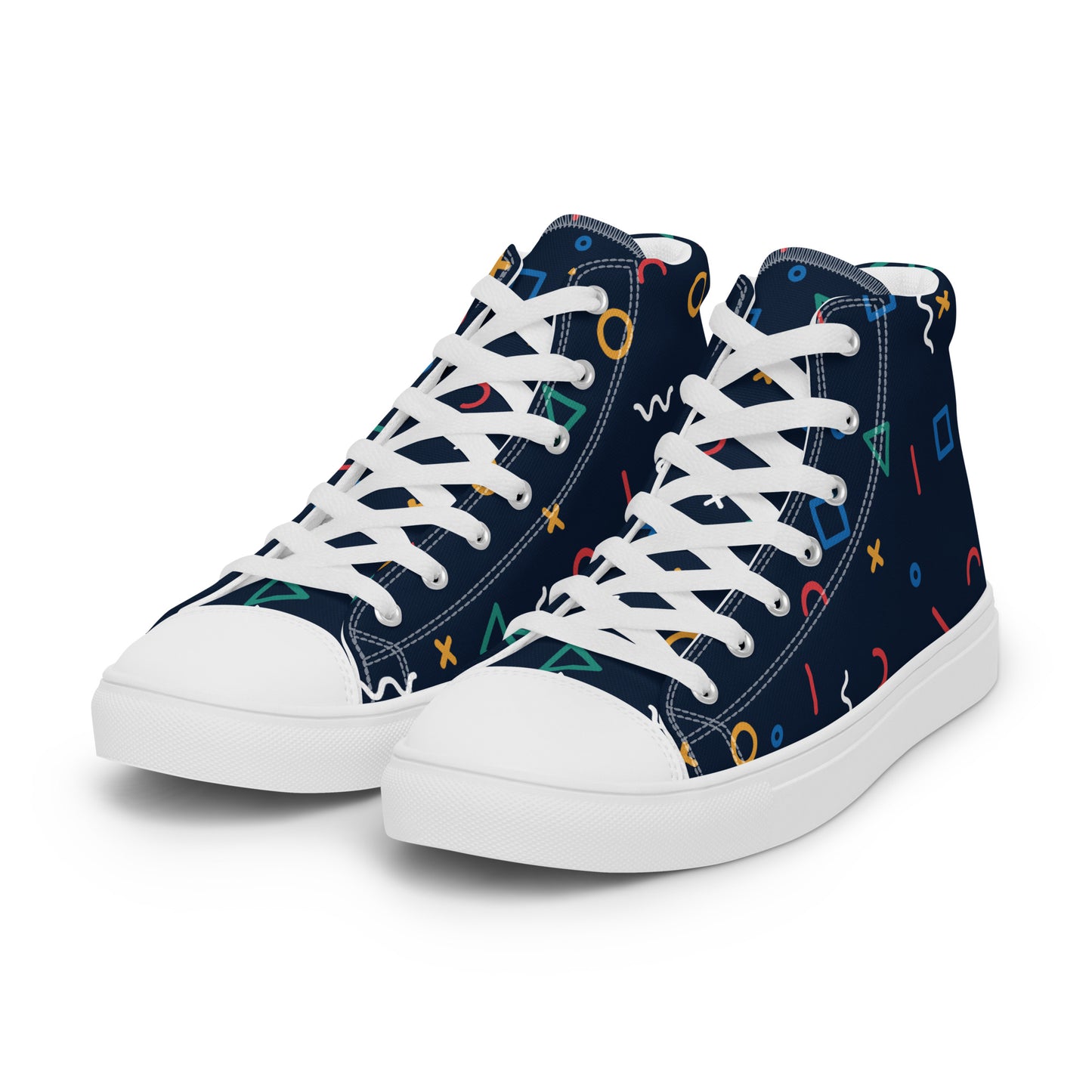 COSMIC Men’s High Top Canvas Shoes