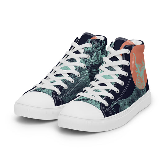 CARPE DIEM Men’s High Top Canvas Shoes