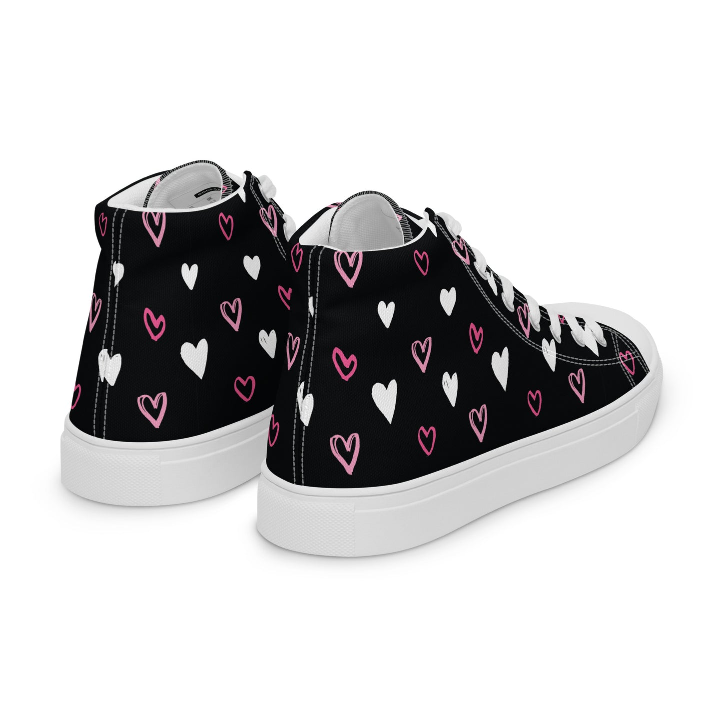 BE MY VALENTINE Men’s High Top Canvas Shoes