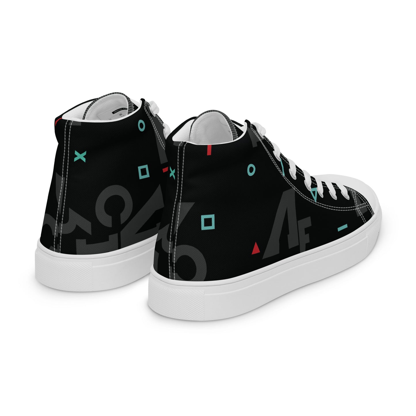 AFRICA IS THE FUTURE Men’s High Top Canvas Shoes