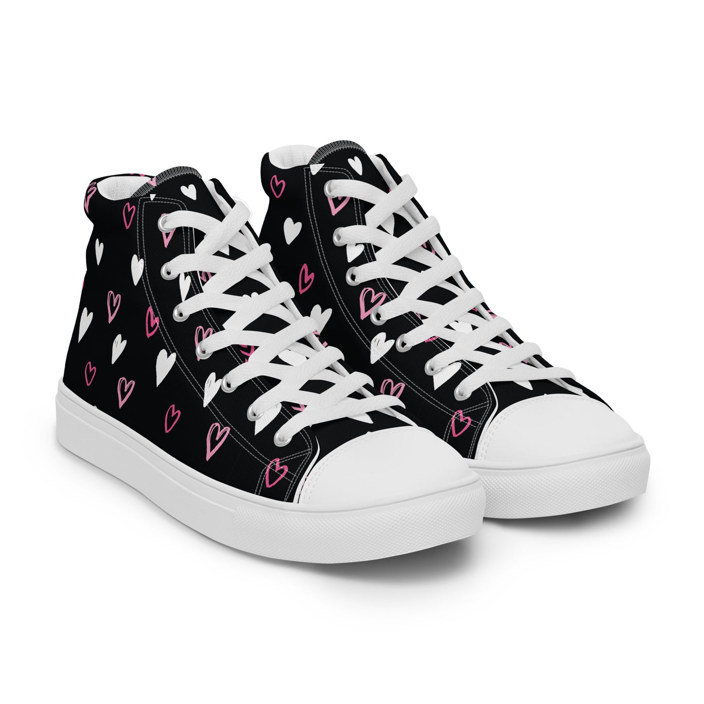 BE MY VALENTINE Men’s High Top Canvas Shoes