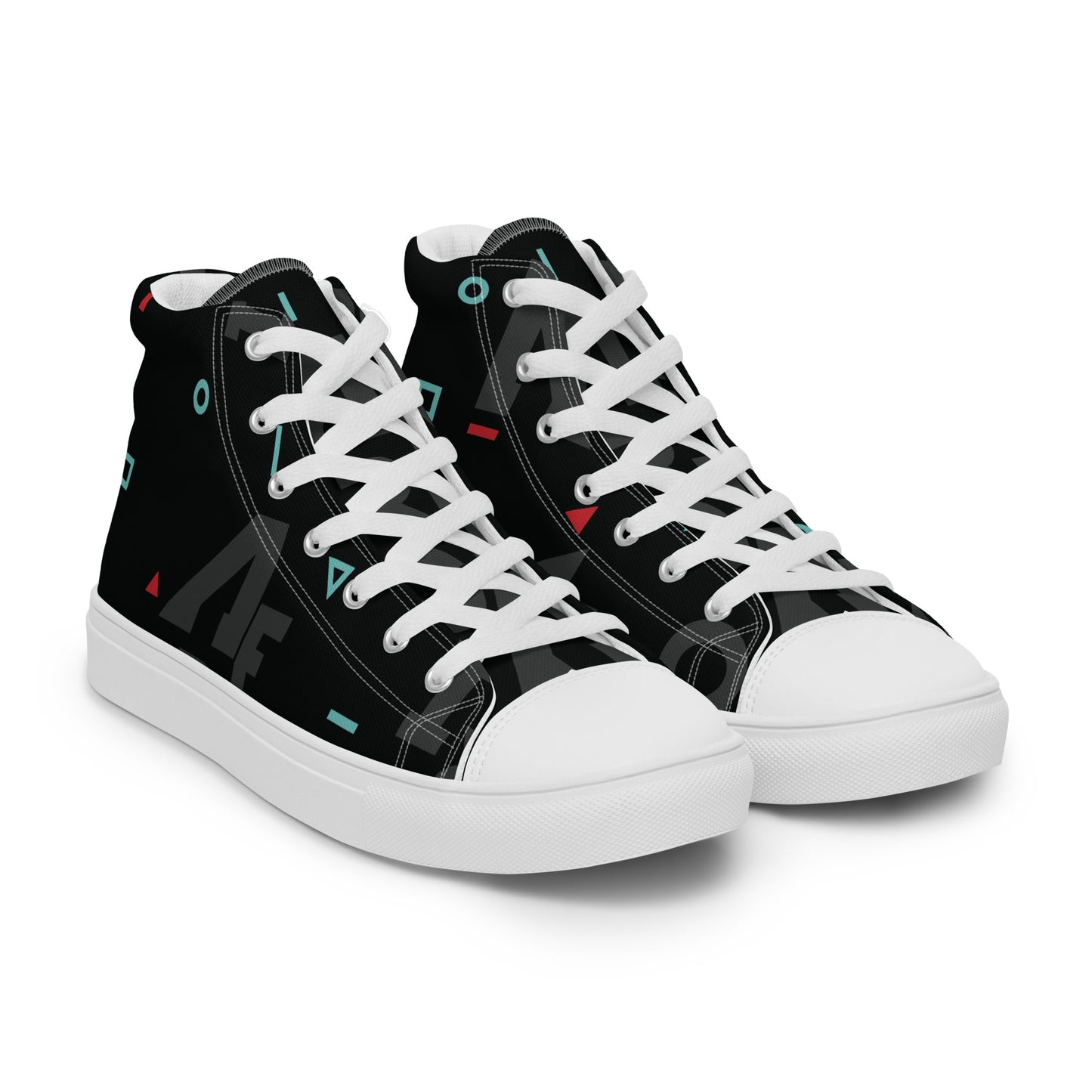 AFRICA IS THE FUTURE Men’s High Top Canvas Shoes