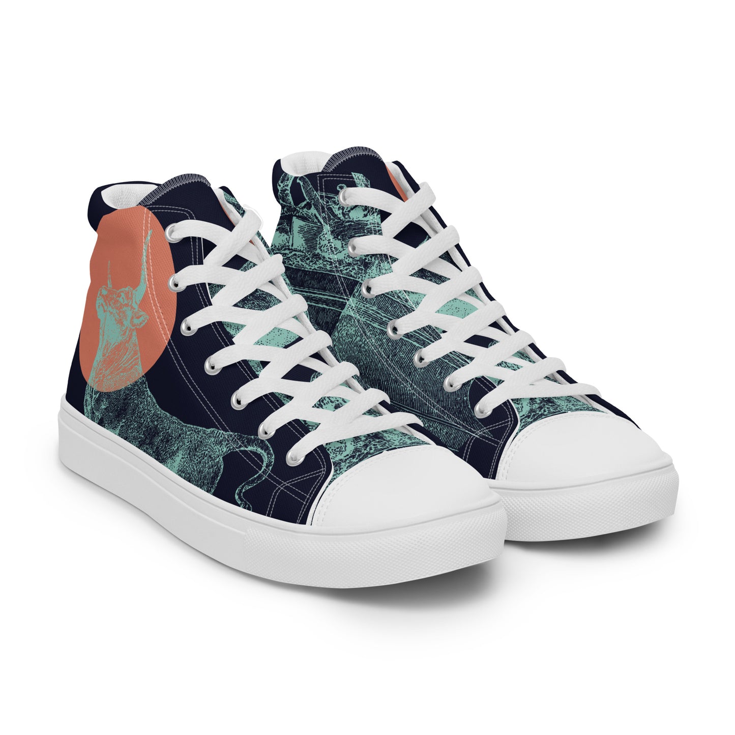 CARPE DIEM Men’s High Top Canvas Shoes