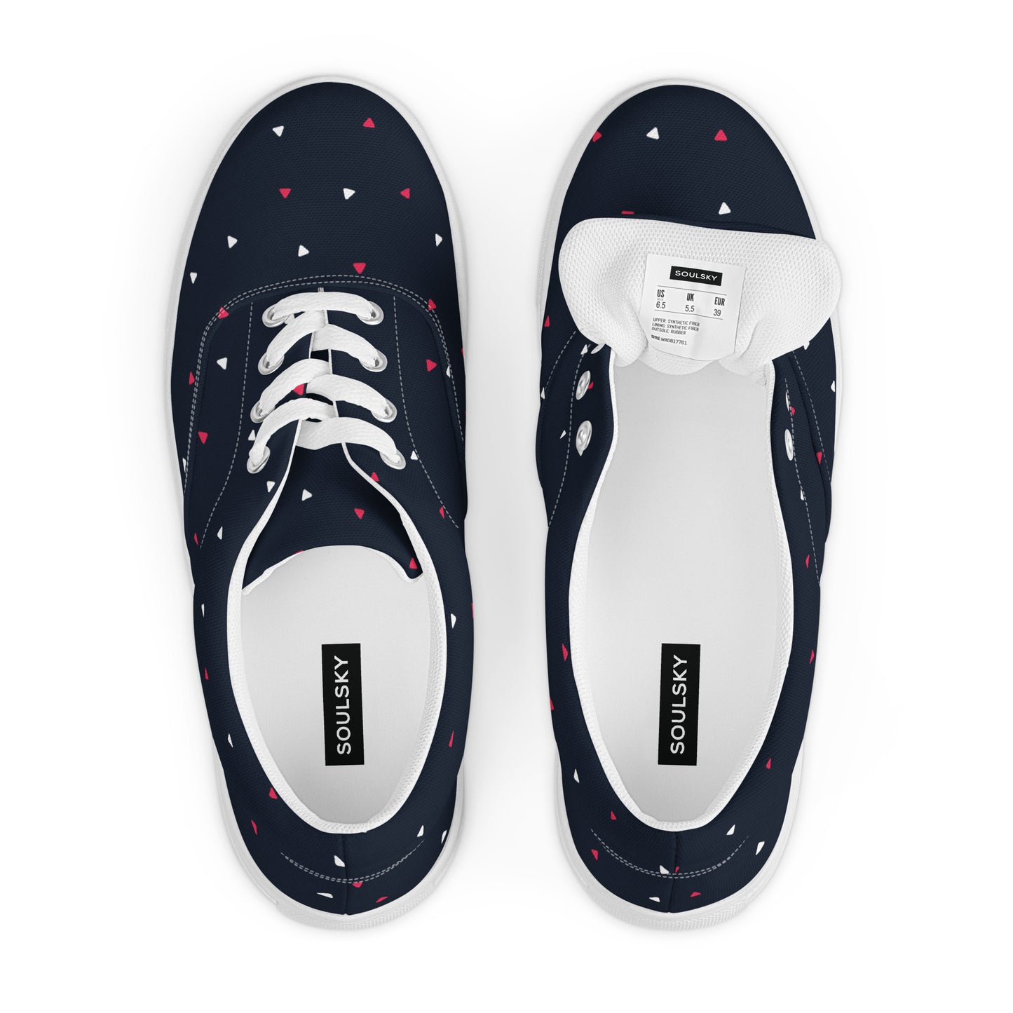 CELEBRATE GOOD TIMES Men’s Lace-Up Canvas Shoes