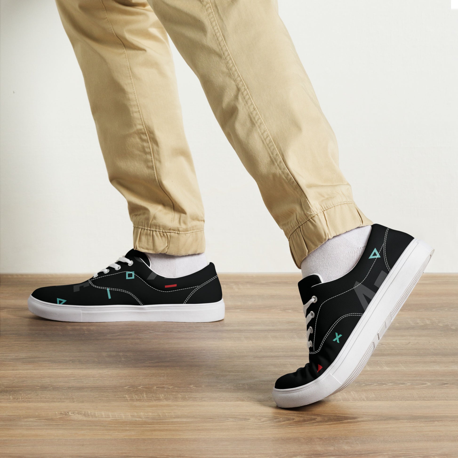 AFRICA IS THE FUTURE Men’s Lace-Up Canvas Shoes - SOULSKY 