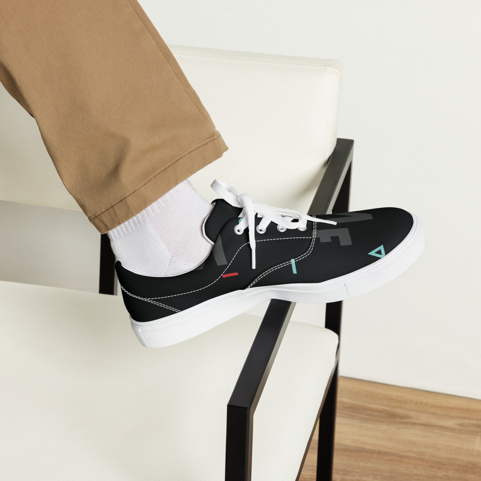 AFRICA IS THE FUTURE Men’s Lace-Up Canvas Shoes - SOULSKY 
