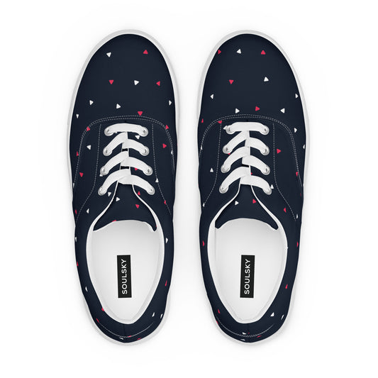 CELEBRATE GOOD TIMES Men’s Lace-Up Canvas Shoes