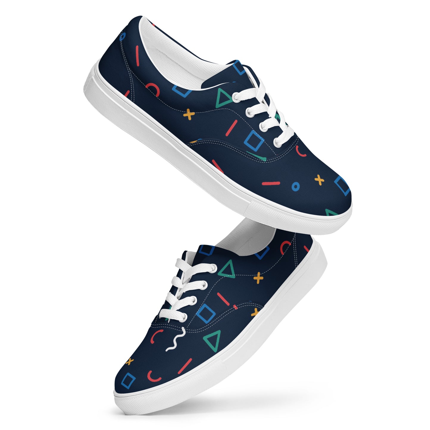 COSMIC Men’s Lace-Up Canvas Shoes