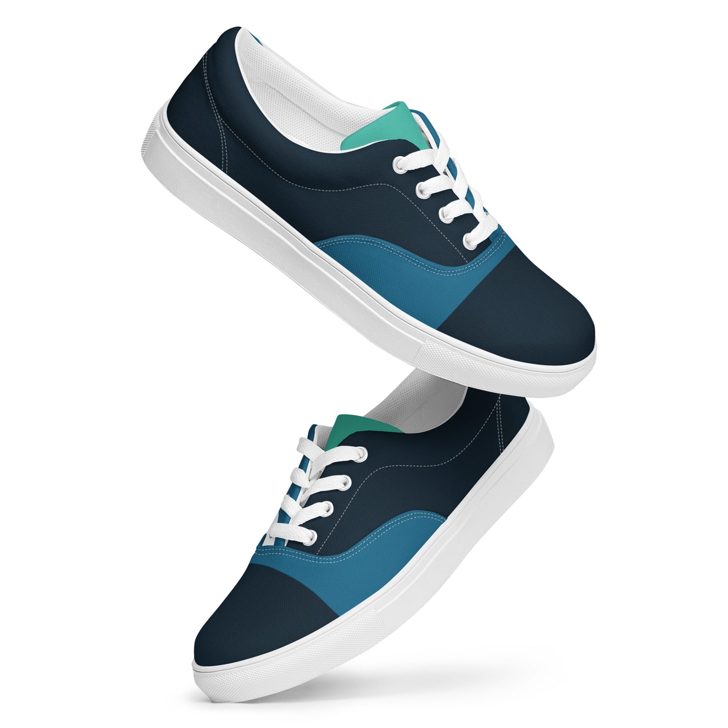 OCEAN DEPTHS Men’s Lace-Up Canvas Shoes