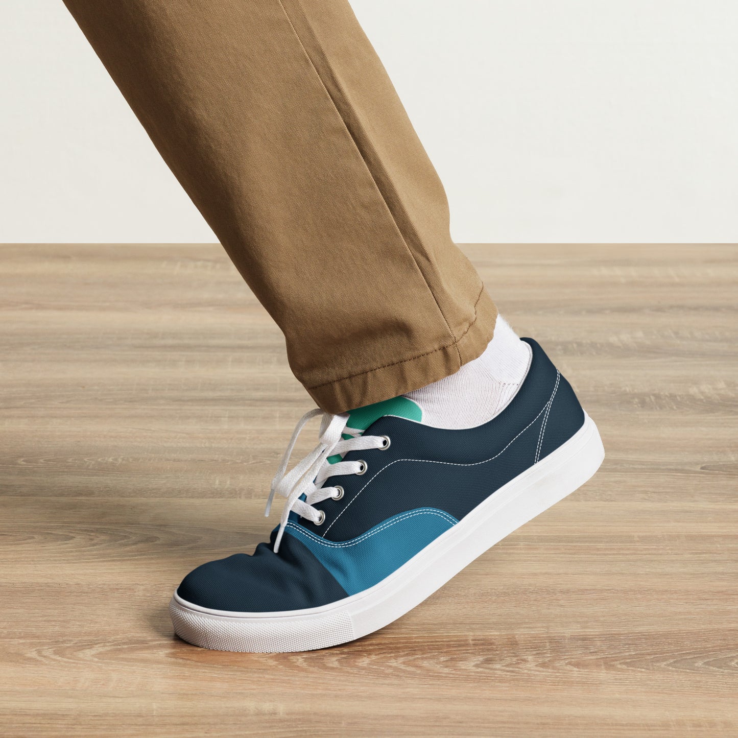 OCEAN DEPTHS Men’s Lace-Up Canvas Shoes