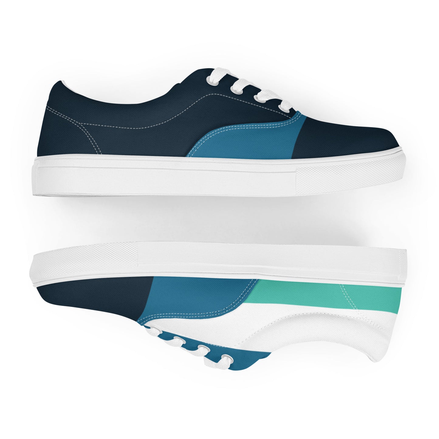 OCEAN DEPTHS Men’s Lace-Up Canvas Shoes