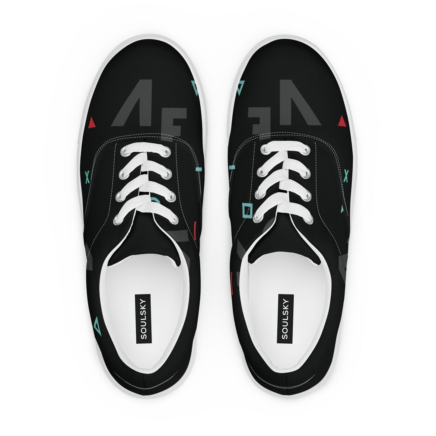 AFRICA IS THE FUTURE Men’s Lace-Up Canvas Shoes - SOULSKY 