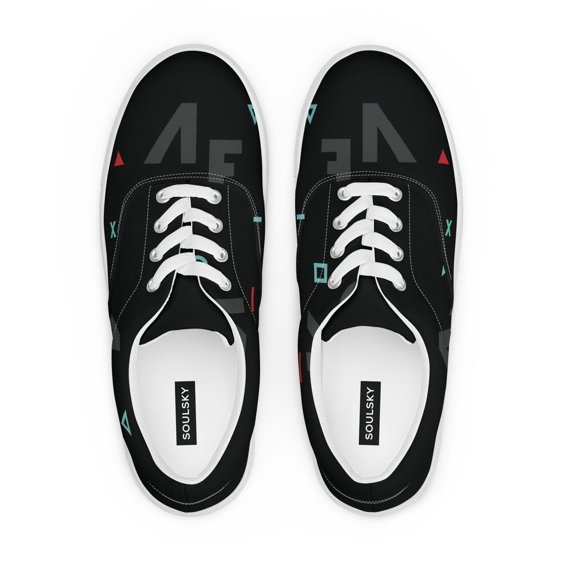 AFRICA IS THE FUTURE Men’s Lace-Up Canvas Shoes - SOULSKY 