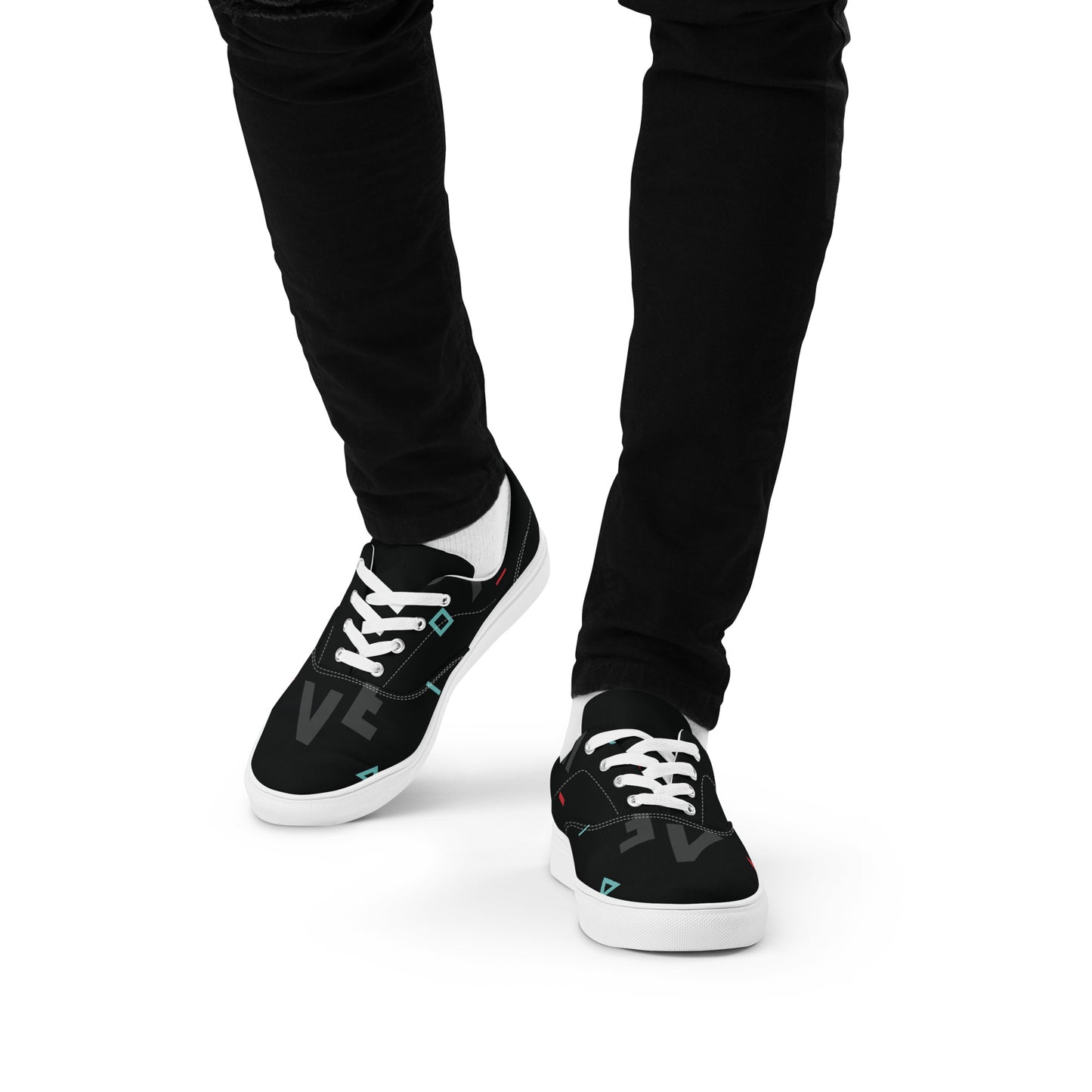 AFRICA IS THE FUTURE Men’s Lace-Up Canvas Shoes - SOULSKY 
